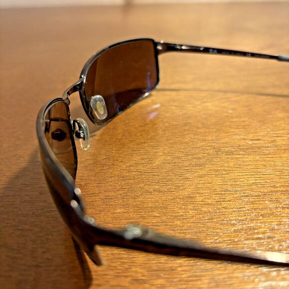 RAY BAN Mens Sunglasses Brown Polarized Crystal Flex Sleek Classic Rare RB3269 - Picture 2 of 8